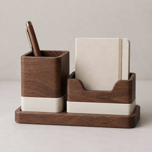 Walnut Modular Organizer